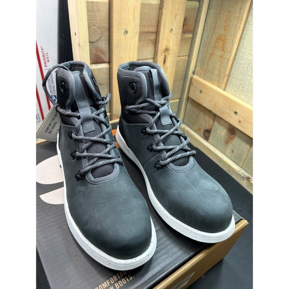 Bogs Womens Cypress Lace St Composite Toe Boots Dark Gray Size 10 - Picture 4 of 10